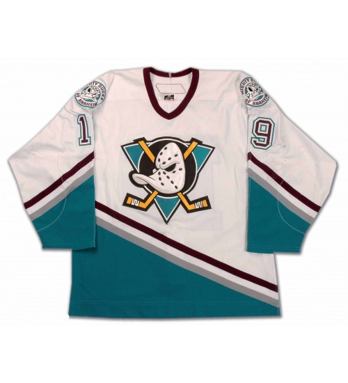 Custom 2005-06 Anaheim Mighty Ducks 19 Andy McDonald Hockey Jersey White